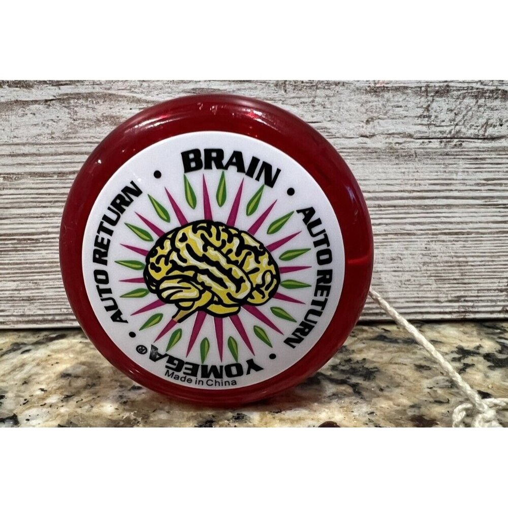 Yomega Brain Auto Return Yo-Yo Red Clear